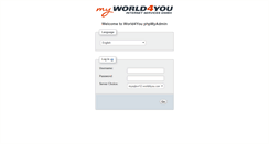 Desktop Screenshot of mysqlsvr12admin.world4you.com
