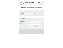 Tablet Screenshot of mysqlsvr12admin.world4you.com